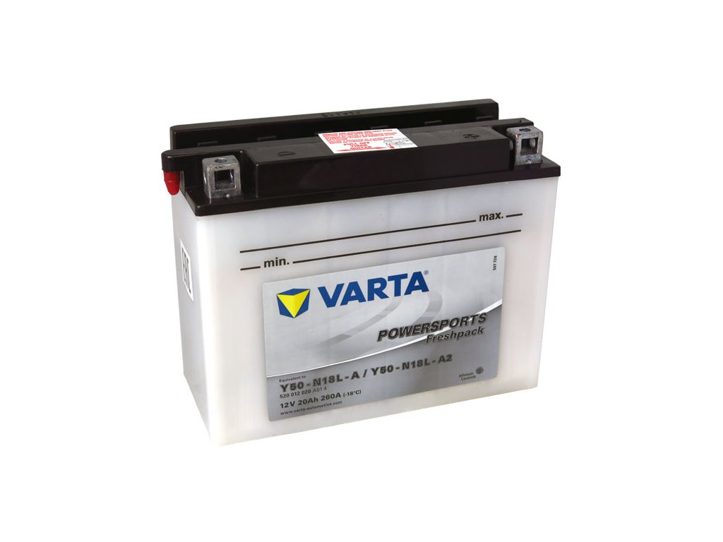 Motobatéria VARTA Y50-N18L-A / Y50-N18L-A2, 20Ah, 12V