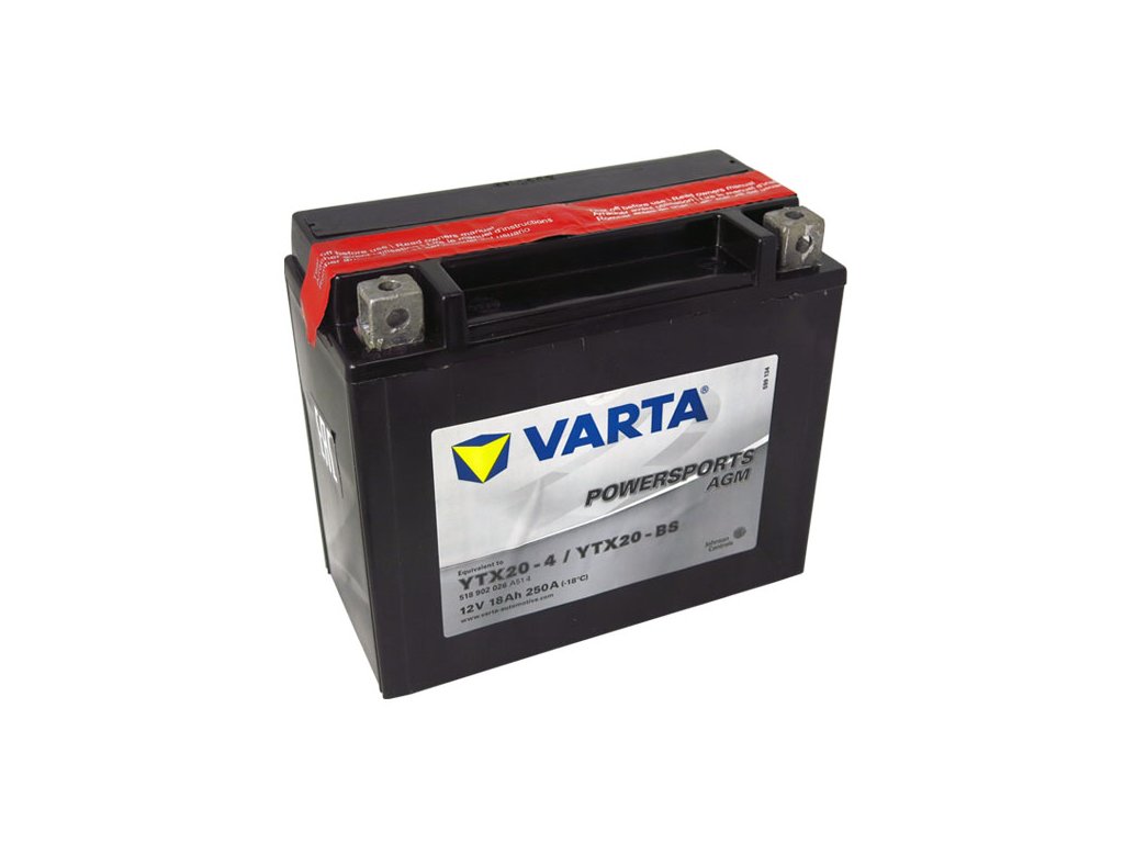 Motobatéria VARTA YTX20-BS, 18Ah, 12V