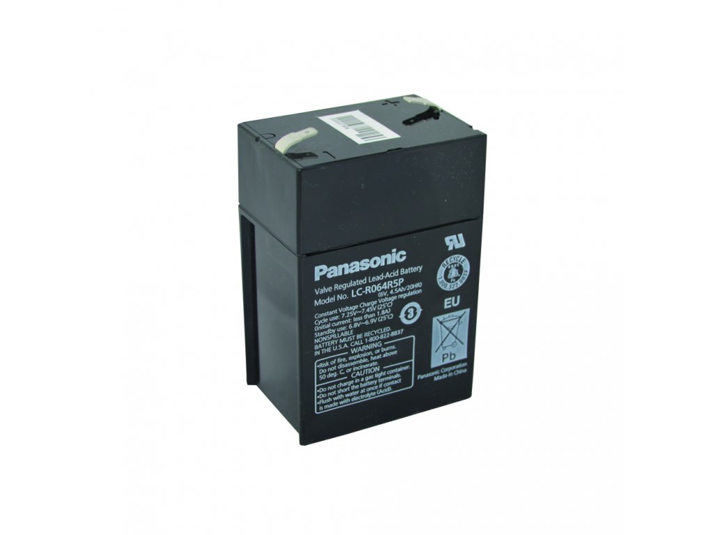 Panasonic Staničná (záložná) batéria LC-R064R5P, 4,5Ah, 6V