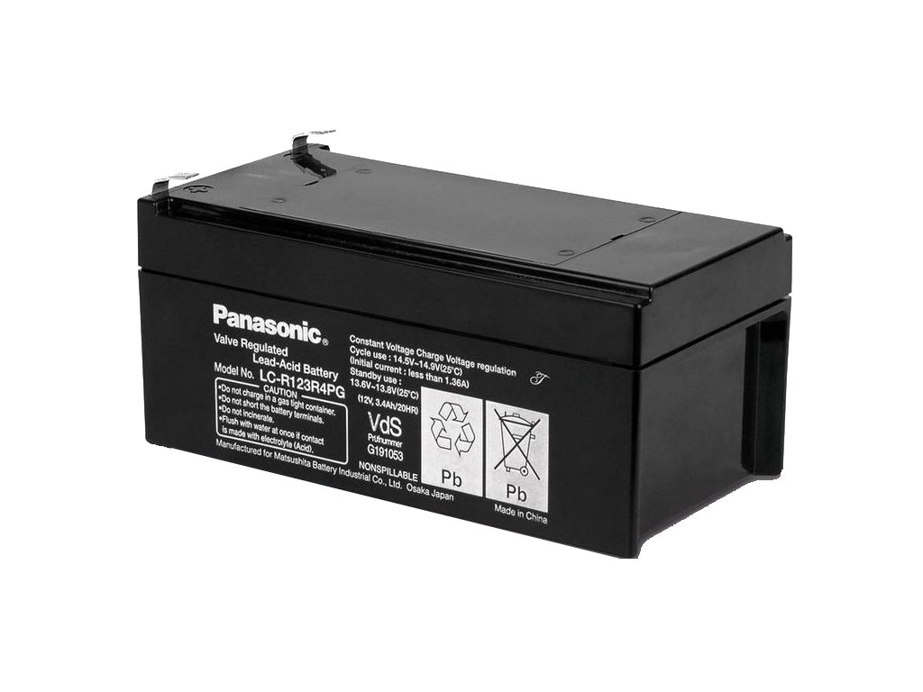 Panasonic Staničná (záložná) batéria LC-R123R4PG, 3,4Ah, 12V
