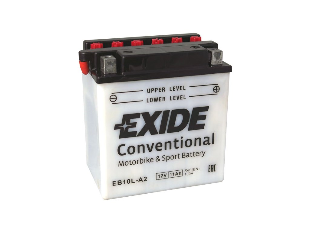 Motobatéria EXIDE BIKE Conventional 11Ah, 12V, EB10L-A2