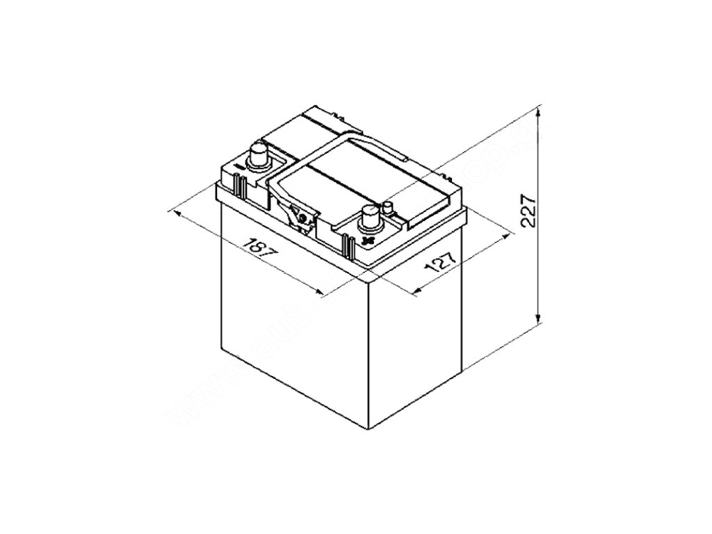 0 092 S40 180 BOSCH S4 018 S4 Batterie 12V 40Ah 330A B00 Batterie au plomb