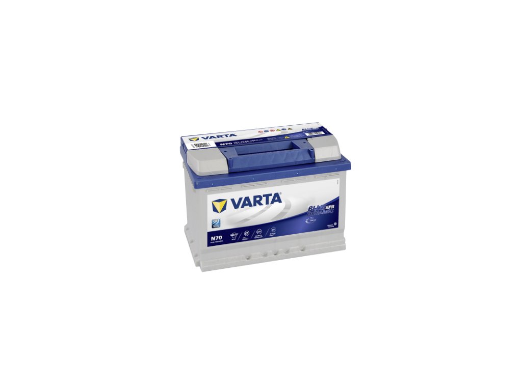 Autobatérie VARTA Blue Dynamic EFB 70Ah, 12V, N70 - Battery Import SK