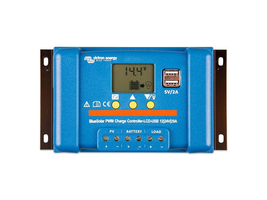 Victron Solárny regulátor BlueSolar PWM-LCD&USB 12/24V-20A