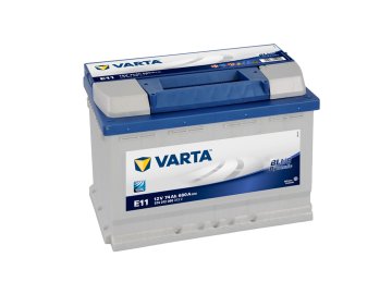 Autobaterie VARTA BLUE Dynamic 74Ah, 12V, E11