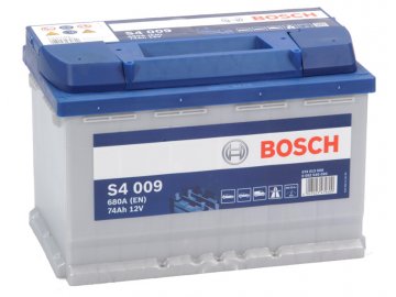 Autobatéria BOSCH S4 009, 74Ah, 12V (0 092 S40 090)