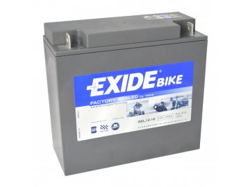 Motobatéria EXIDE BIKE AGM Ready 16Ah, 12V, GEL12-16