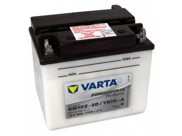 Motobatéria VARTA M7CZ-3D / B7C-A, 8Ah, 12V