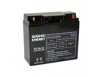 Staničná (záložná) batéria GOOWEI ENERGY OT20-12, 20Ah, 12V ( VRLA )