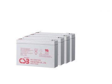 APC RBC34, alternatíva bez príslušenstva (4ks CSB HRL634W F2FR)