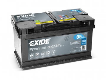 Autobaterie EXIDE PREMIUM 85Ah, 12V, EA852
