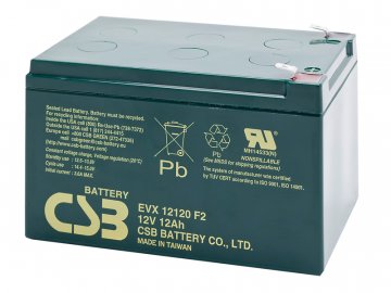 CSB Batéria EVX12120 F2, 12V, 12Ah