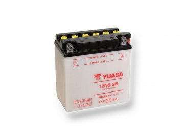 Motobatéria YUASA (originál) 12N9-3B, 12V, 9Ah