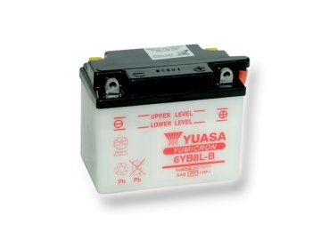Motobatéria YUASA (originál) 6YB8L-B, 6V, 8Ah