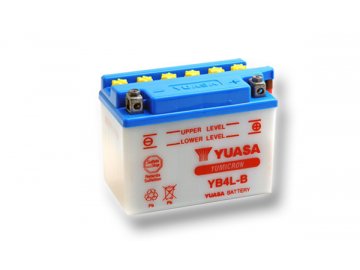 Motobatéria YUASA (originál) YB4L-B, 12V, 4Ah
