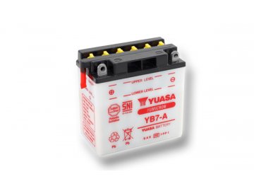 Motobatéria YUASA (originál) YB7-A, 12V,  8Ah