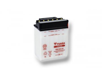 Motobatéria YUASA (originál) YB14A-A1, 12V, 14Ah