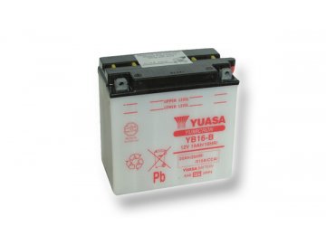 Motobatéria YUASA (originál) YB16-B, 12V,  19Ah