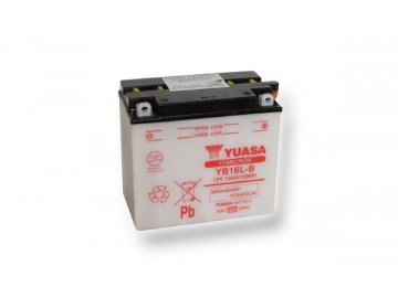 Motobatéria YUASA (originál) YB16L-B, 12V,  19Ah