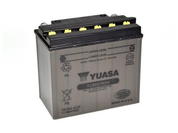 Motobaterie YUASA (originál) YB16HL-A-CX, 12V, 19Ah dodávané vrátane balenia akumulátorovej kyseliny