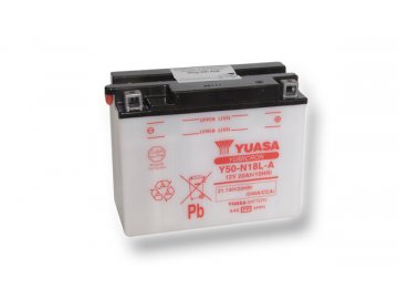Motobatéria YUASA (originál) Y50-N18L-A, 12V,  20Ah