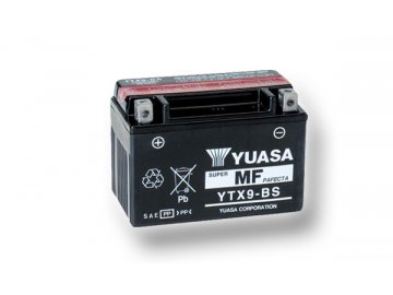 Motobatéria YUASA (originál) YTX9-BS, 12V, 8Ah