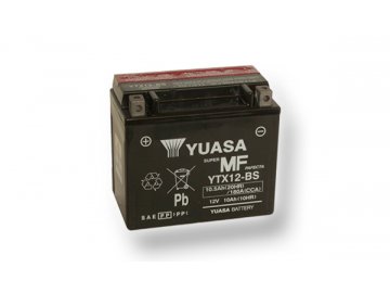 Motobatéria YUASA (originál) YTX12-BS, 12V, 10Ah