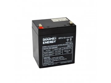 Staničná (záložná) batéria Goowei OT5-12, Faston 6.3mm, 5Ah,12V ( VRLA )