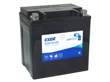 Motobatéria EXIDE BIKE AGM Ready 30Ah, 12V, AGM12-31 (YIX30L-BS)