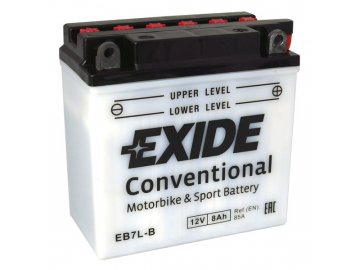 Motobatéria EXIDE BIKE Conventional 8Ah, 12V, EB7L-B