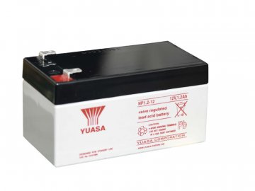 YUASA Staničná (záložná) batéria NP1.2-12,  1.2Ah, 12V
