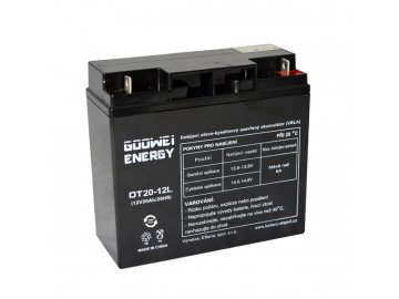 Trakčná (GEL) batéria GOOWEI ENERGY OTL20-12, 20Ah, 12V