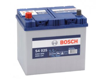 Autobatéria BOSCH S4 025, 60Ah, 12V, 0 092 S40 250