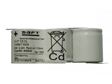Batéria pre núdzové svetlá, osvetlenie SAFT 3,6V 2200mAh vysokoteplotné (3SBSVT1/2D)