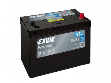 Autobaterie EXIDE PREMIUM 95Ah, 12V, EA954