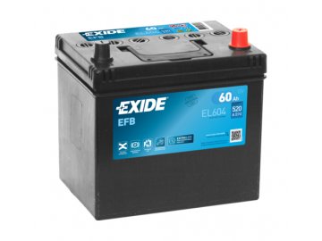 Autobatéria EXIDE EFB 60Ah, 12V, EL604