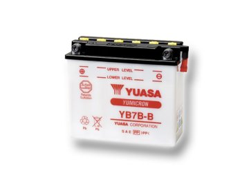 Motobatéria YUASA (originál) YB7B-B, 12V, 7Ah