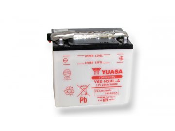 Motobatéria YUASA (originál) Y60-N24L-A, 12V,  28Ah