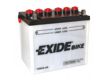 Motobatéria EXIDE BIKE Conventional 24Ah, 12V, 12N24-4A