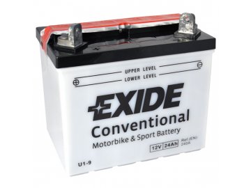 Motobatéria EXIDE BIKE Conventional 24Ah, 12V, U1-9