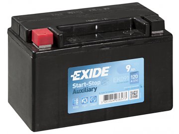 Autobatéria EXIDE Start-Stop Auxiliary 12V 9Ah EK091
