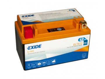 Motobatéria EXIDE BIKE Li-Ion 3,5Ah, 12V, ELTX12