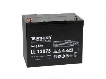TRIATHLON LL12075 (12V - 75Ah) Záložná batéria "long life“