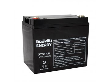 Trakčná (GEL) batéria GOOWEI ENERGY OTL35-12, 35Ah, 12V