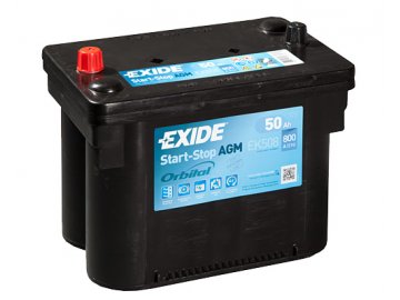 Autobatéria EXIDE START-STOP AGM 50Ah, 12V, EK508