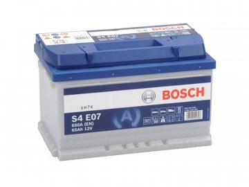 Autobatéria BOSCH S4 E07, 65Ah, 12V, EFB (0 092 S4E 070)