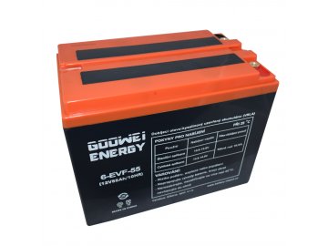 Trakčná (GEL) batéria GOOWEI ENERGY 6-EVF-55, 55Ah, 12V