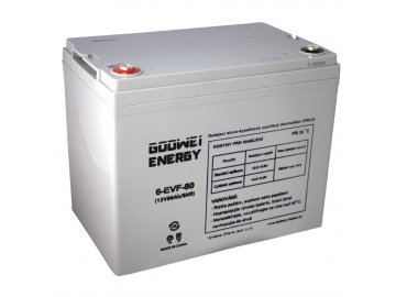 Trakčná (GEL) batéria GOOWEI ENERGY 6-EVF-80, 80Ah, 12V