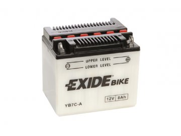 Motobatéria EXIDE BIKE Conventional 8Ah, 12V, YB7C-A