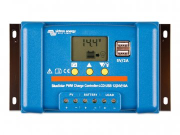 Victron Solárny regulátor BlueSolar PWM-LCD&USB 12/24V-10A